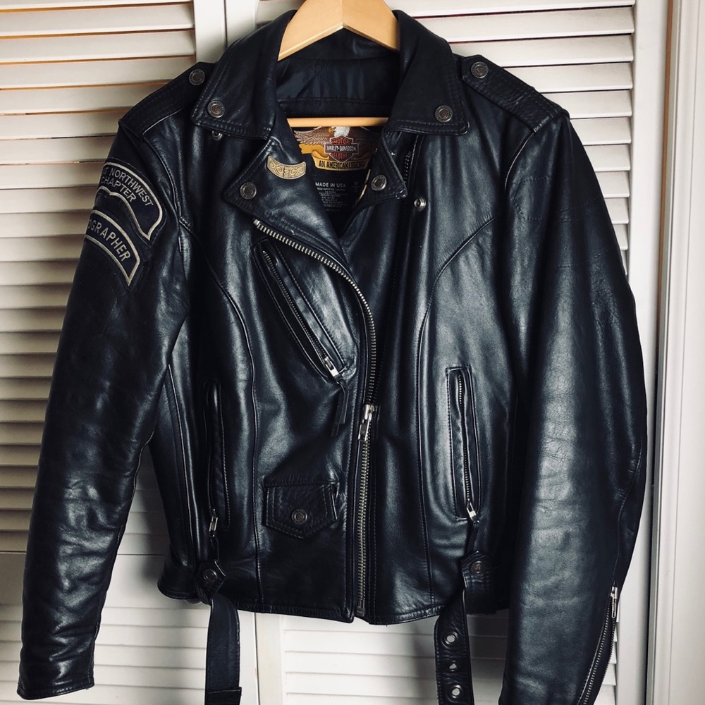 AUTHENTIC HARLEY DAVIDSON MOTOR BIKER JACKET - Picture 2 of 8